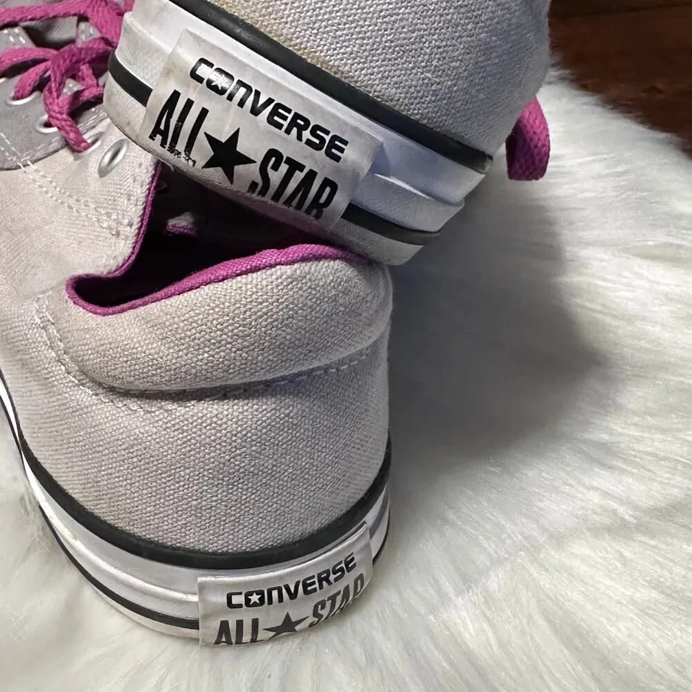 Converse Chuck Taylor All Star (CTAS) Madison Low Top Girls size 5 Pink & Gray